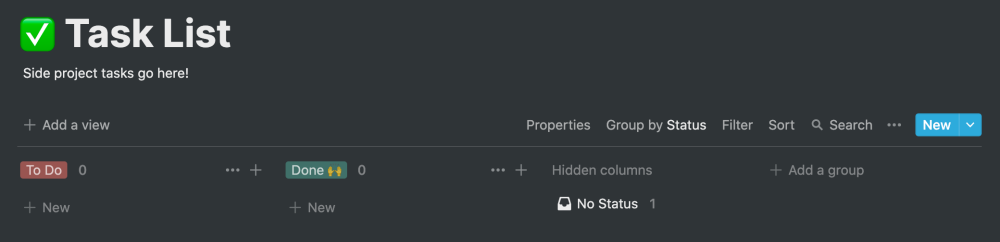 Task List